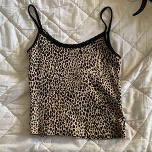 cheetah tank top